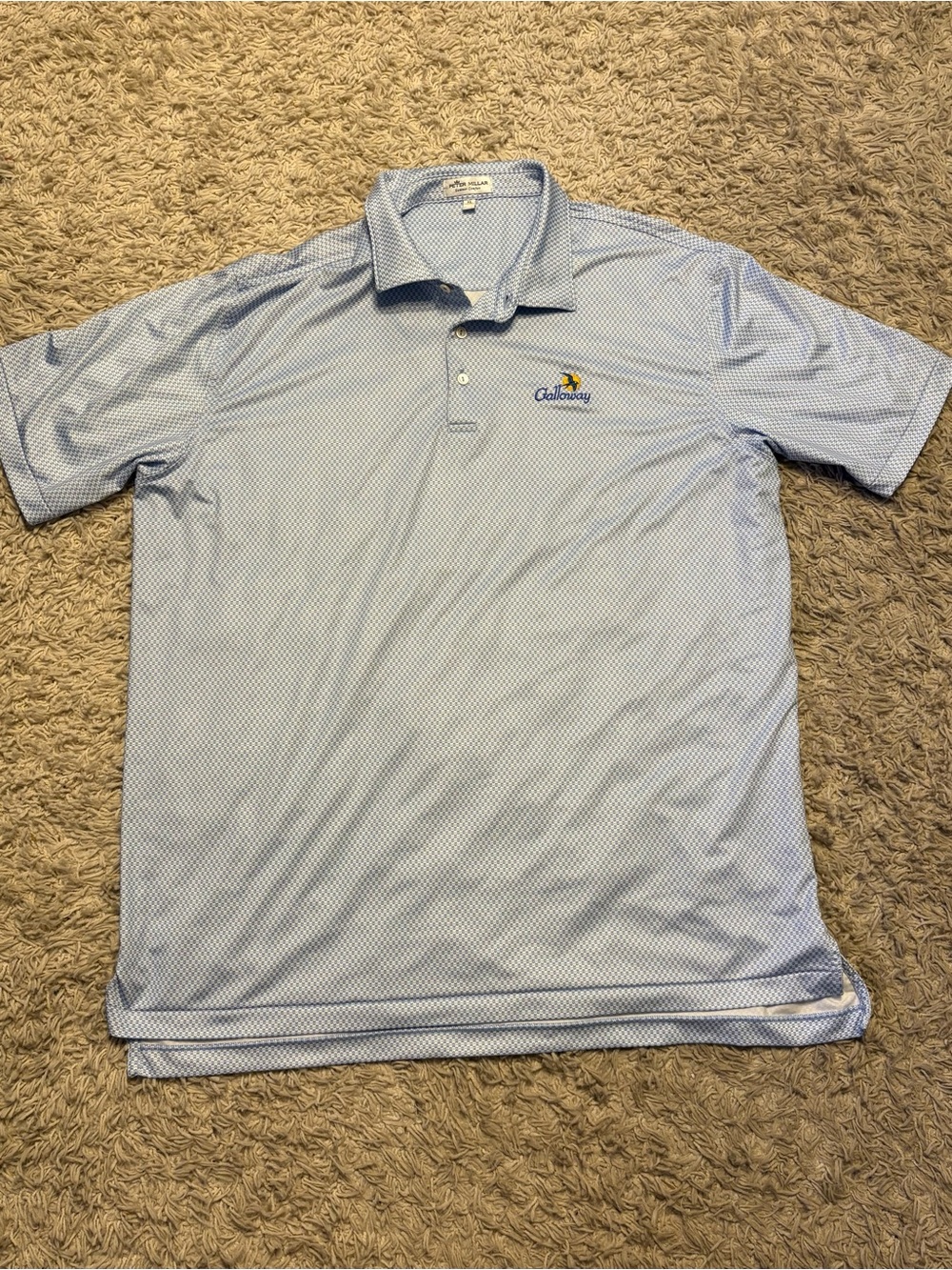 Peter Millar Summer Comfort Polo With Galloway National Golf Club Logo Size XL